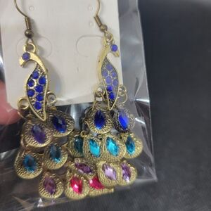 ⭐️ Peacock earrings